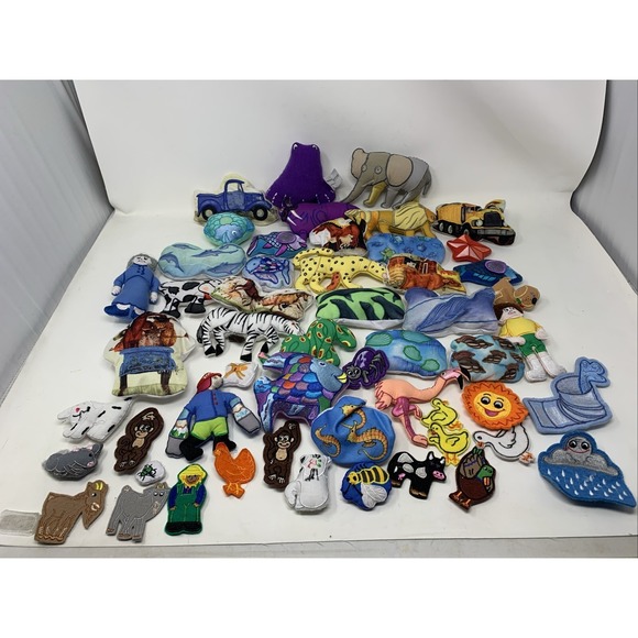 Source Unknown Other - Assorted Animals Cars Bugs Safari Farm Ocean Hook & Loop